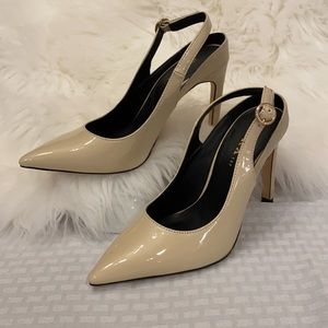 Zara back strap cream pump